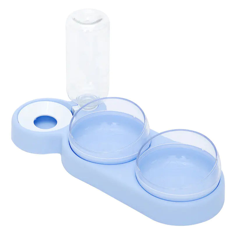 PawDine 2-in-1 Elevated Pet Feeding Station - Fresh Water Fountain for Cats & Small Dogs