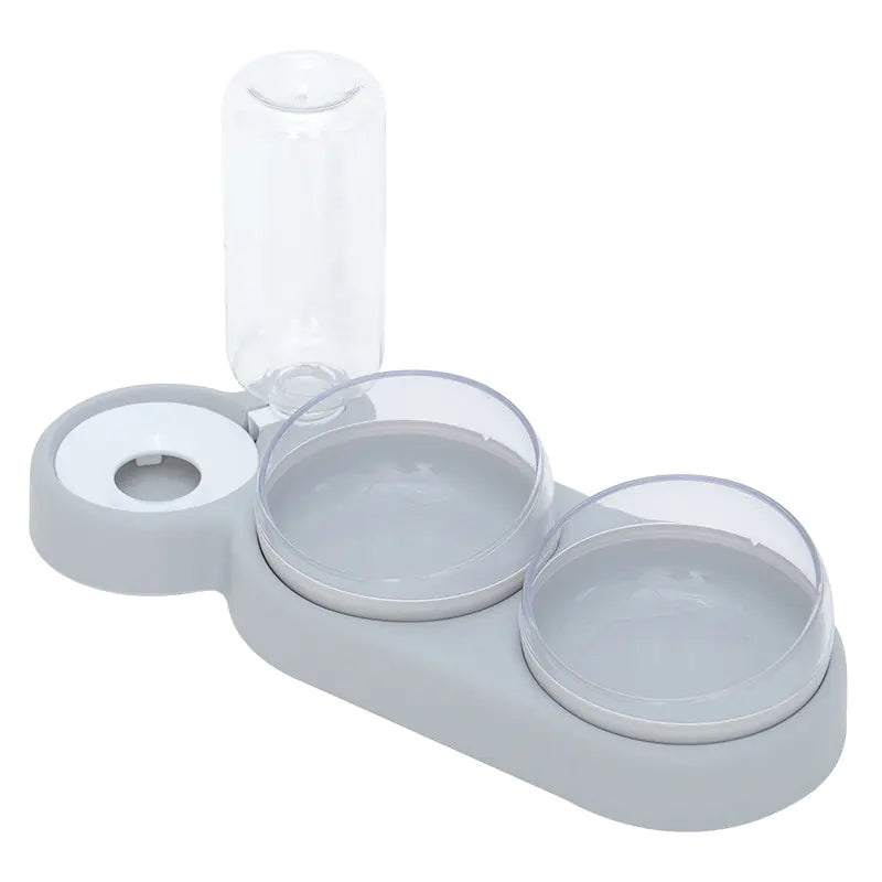 PawDine 2-in-1 Elevated Pet Feeding Station - Fresh Water Fountain for Cats & Small Dogs