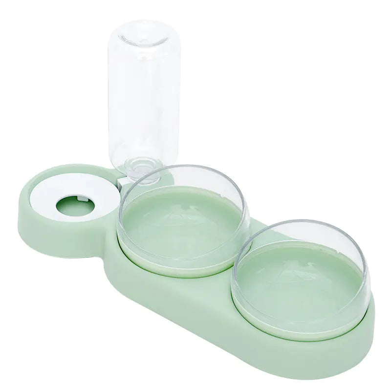 PawDine 2-in-1 Elevated Pet Feeding Station - Fresh Water Fountain for Cats & Small Dogs